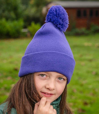 Result Core Kids Pom Pom Beanie - model image