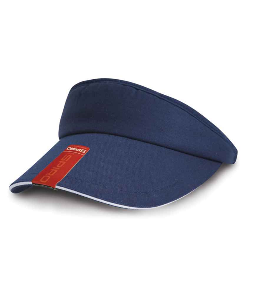 Result Herringbone Sun Visor in Navy/White