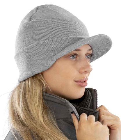 Result Esco Army Knitted Hat - model image