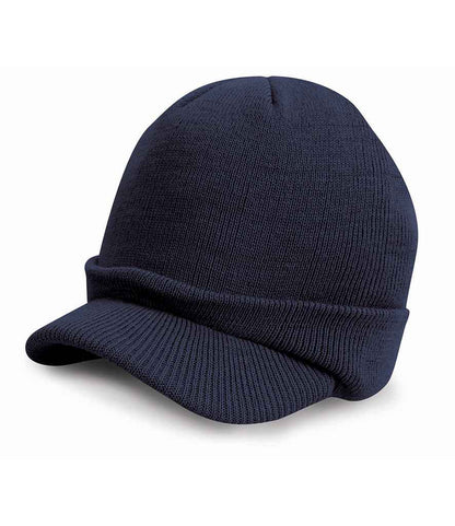 Result Esco Army Knitted Hat in Navy
