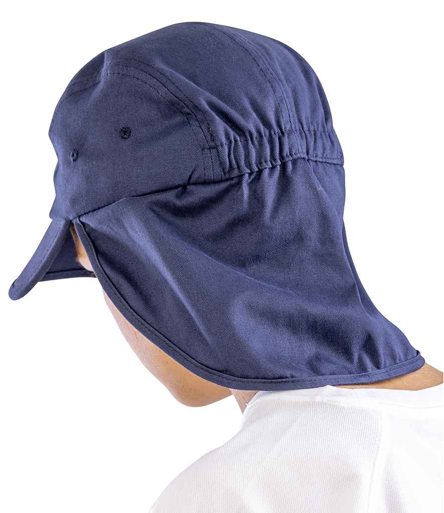 Result Kids Fold Up Legionnaires Cap - model image
