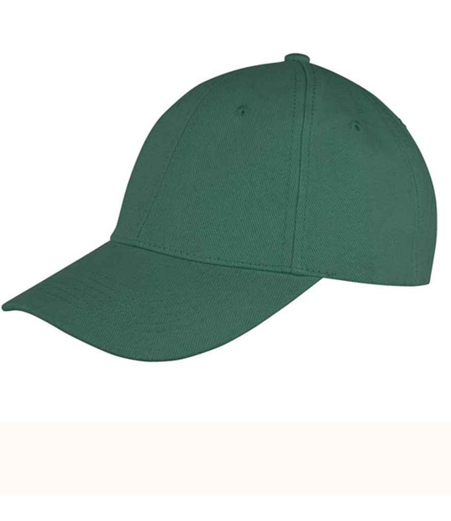Result Memphis Brushed Cotton Cap in Bottle Green