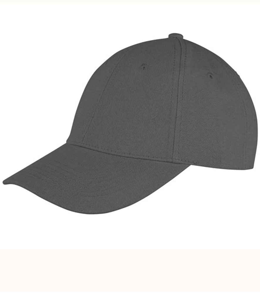 Result Memphis Brushed Cotton Cap in Charcoal