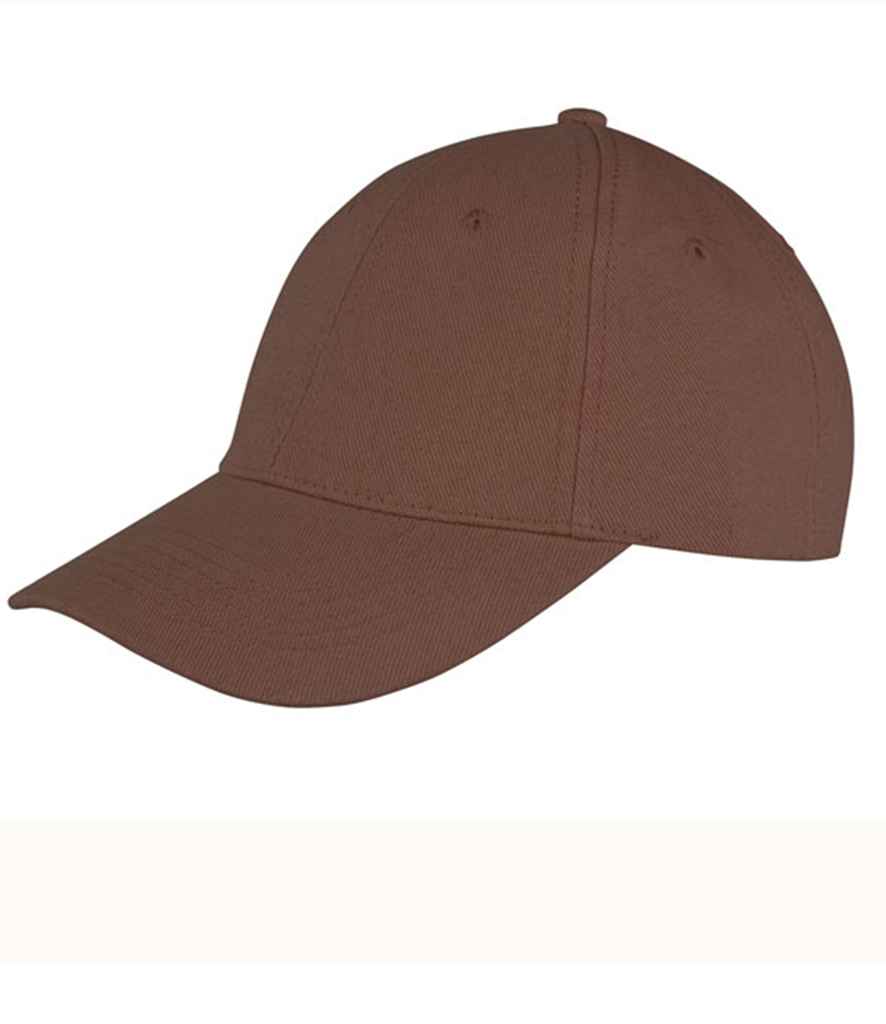 Result Memphis Brushed Cotton Cap in Chocolate