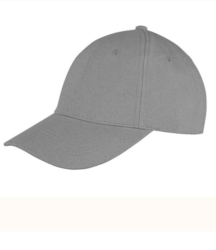 Result Memphis Brushed Cotton Cap in Dove Grey