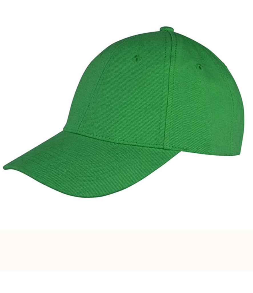 Result Memphis Brushed Cotton Cap in Emerald