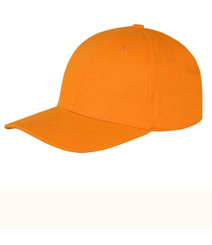 Result Memphis Brushed Cotton Cap in Orange