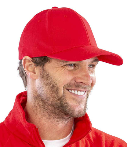 Result Memphis Brushed Cotton Cap - model image