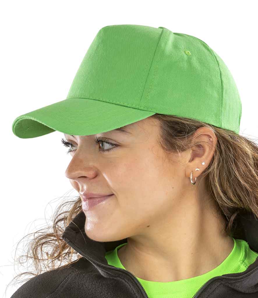 Result Boston 5 Panel Printers Cap - model image