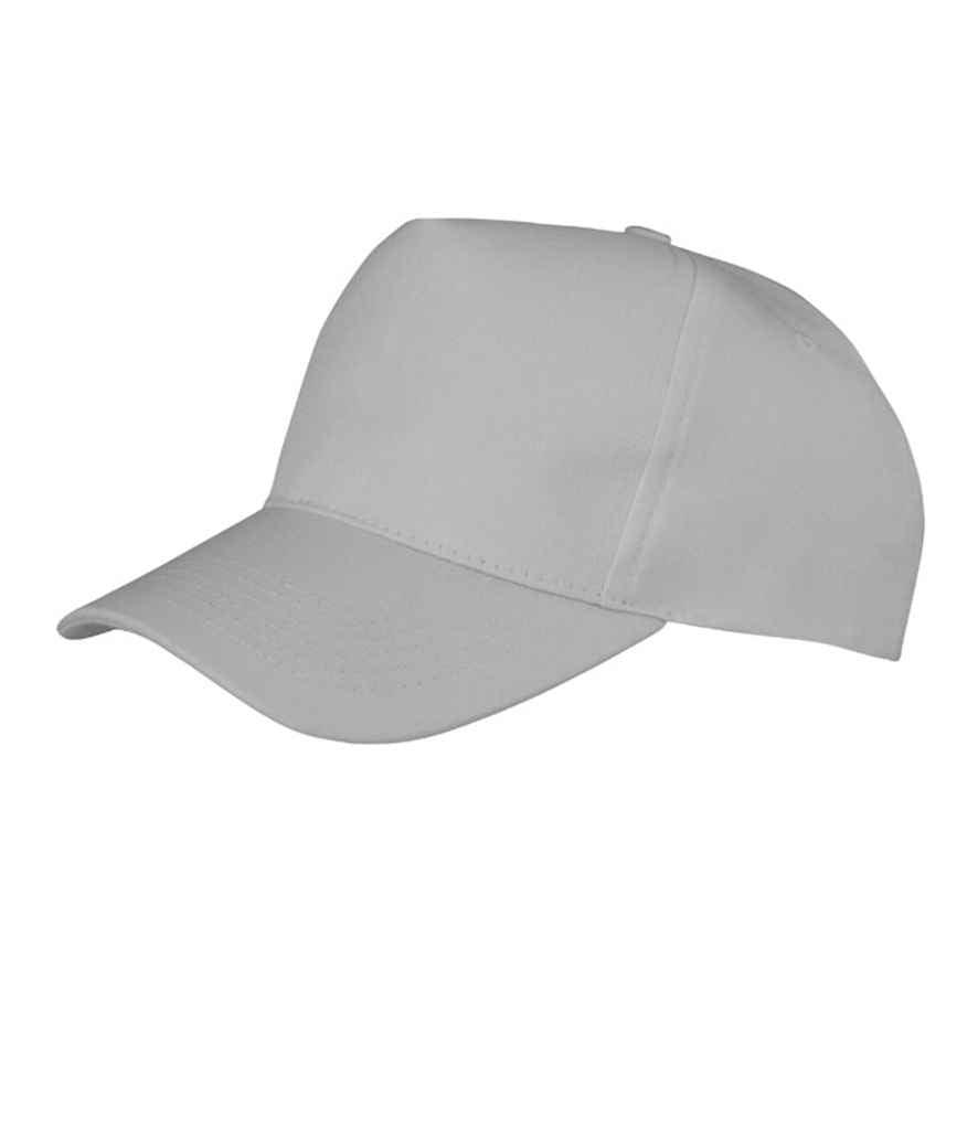 Result Boston 5 Panel Printers Cap in Dove Grey