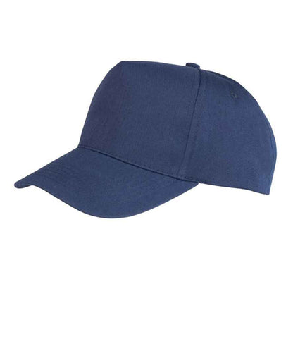 Result Boston 5 Panel Printers Cap in Navy
