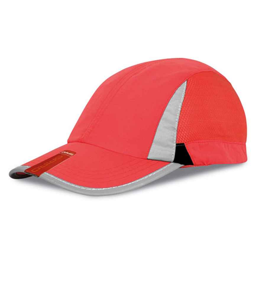 Spiro Sport Cap in Red/Black