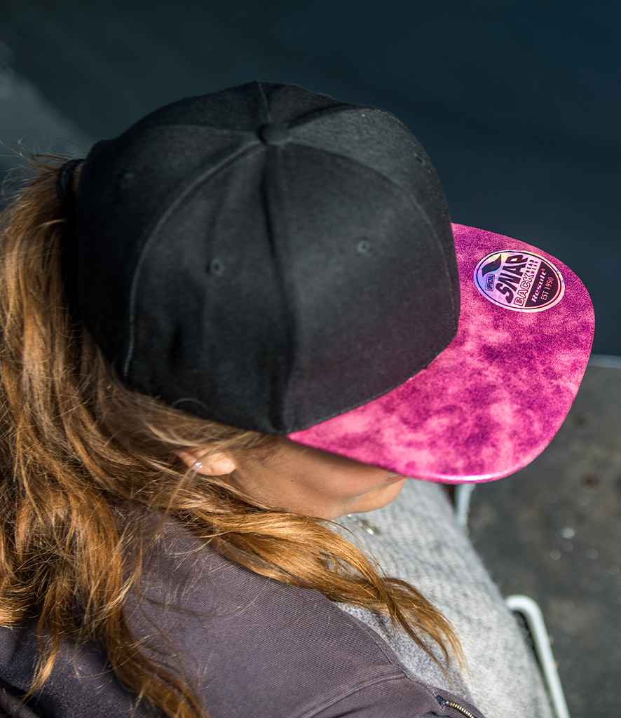 Result Bronx Glitter Snapback Cap - model image