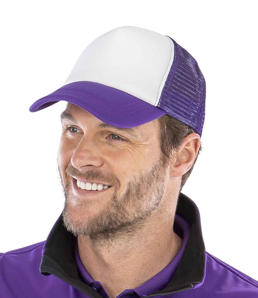 Result Core 1/2 Mesh Truckers Cap - model image