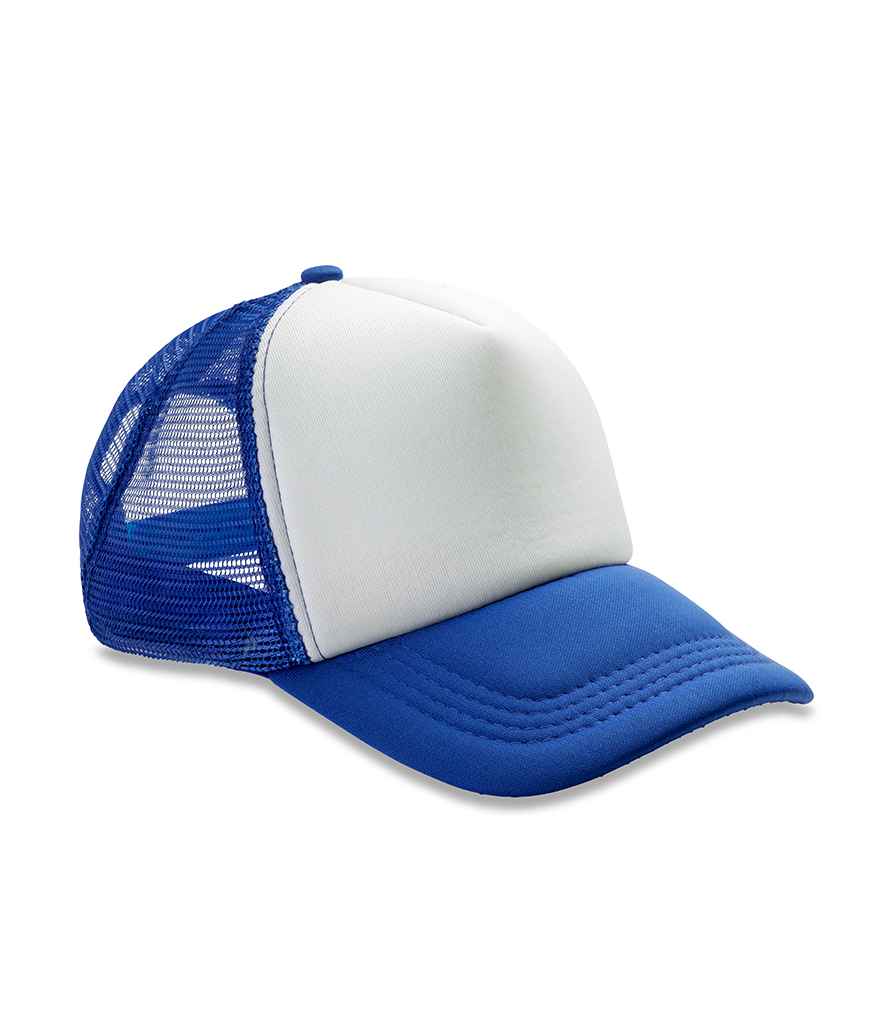 Result Core 1/2 Mesh Truckers Cap in Royal Blue/White
