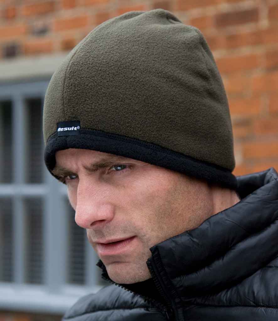 Result Reversible Micro Fleece Bob Hat - model image