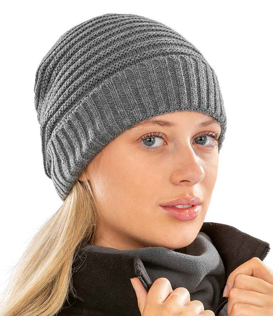 Result Braided Fleece Lined Hat - model image
