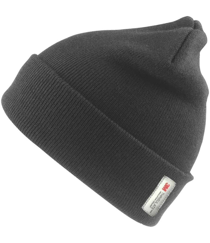 Result Recycled Thinsulate™ Beanie in Charcoal