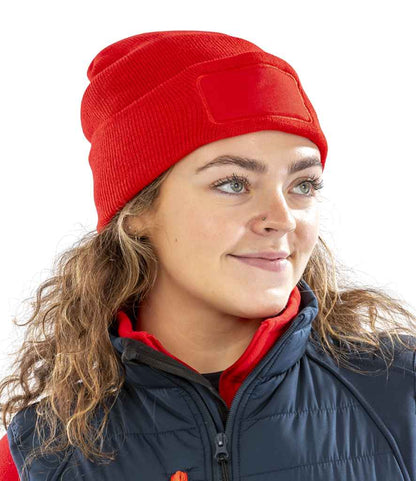 Result Recycled Thinsulate™ Printers Beanie - model image