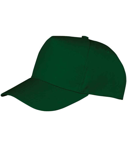 Result Recycled Junior Printers Cap in Bottle Green