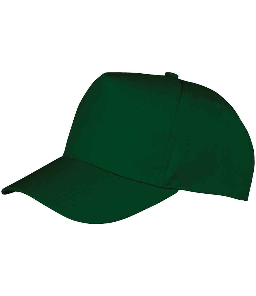 Result Recycled Printers Cap in Bottle Green