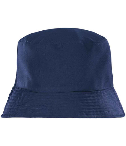 Result Recycled Core Reversible Bucket Hat in Navy/White
