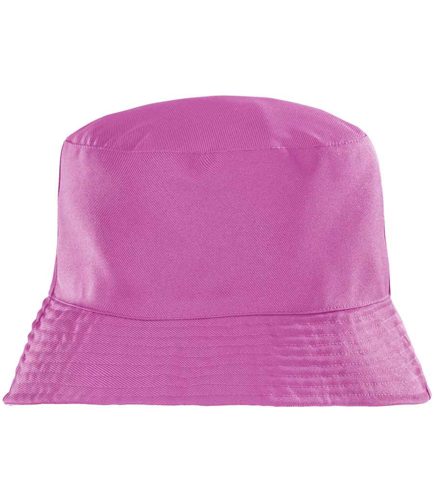 Result Recycled Core Reversible Bucket Hat in Pink/White