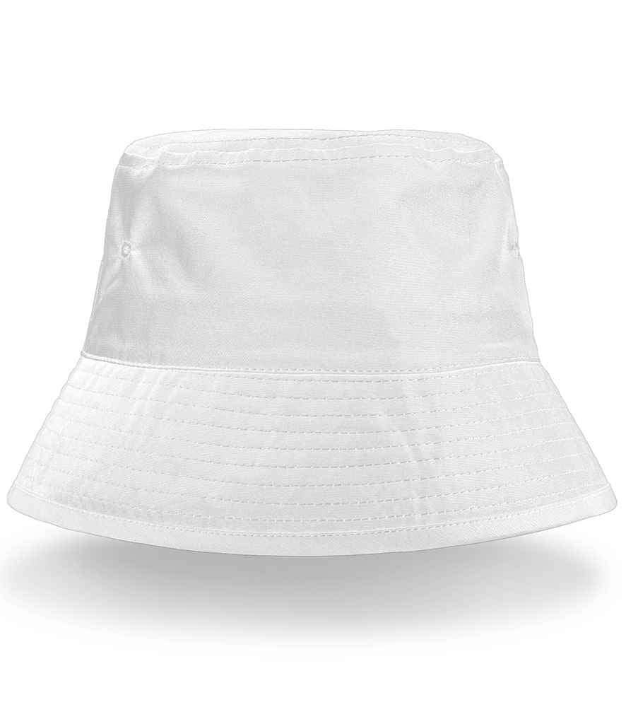 Result Core Recycled Bound Edge Bucket Hat in White