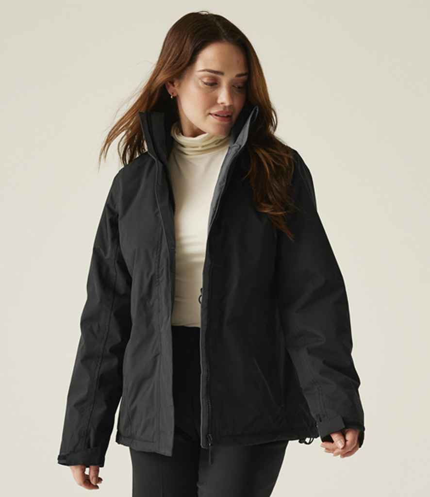 Regatta Professional Regatta Ladies Beauford Waterproof Insulated Jacket Black/Seal Grey