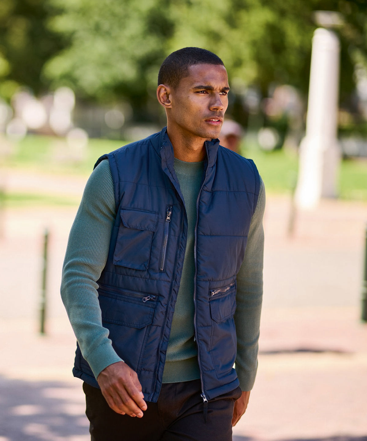 Regatta Professional Steller multi-zip bodywarmer Black