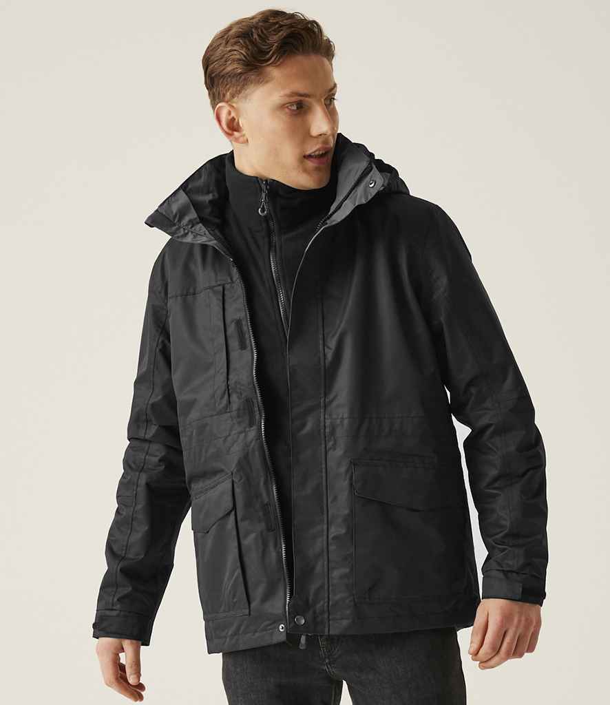 Regatta Professional Regatta Benson III 3-in-1 Breathable Jacket Black/Black