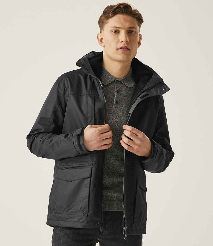 Regatta Professional Regatta Benson III 3-in-1 Breathable Jacket Black/Black
