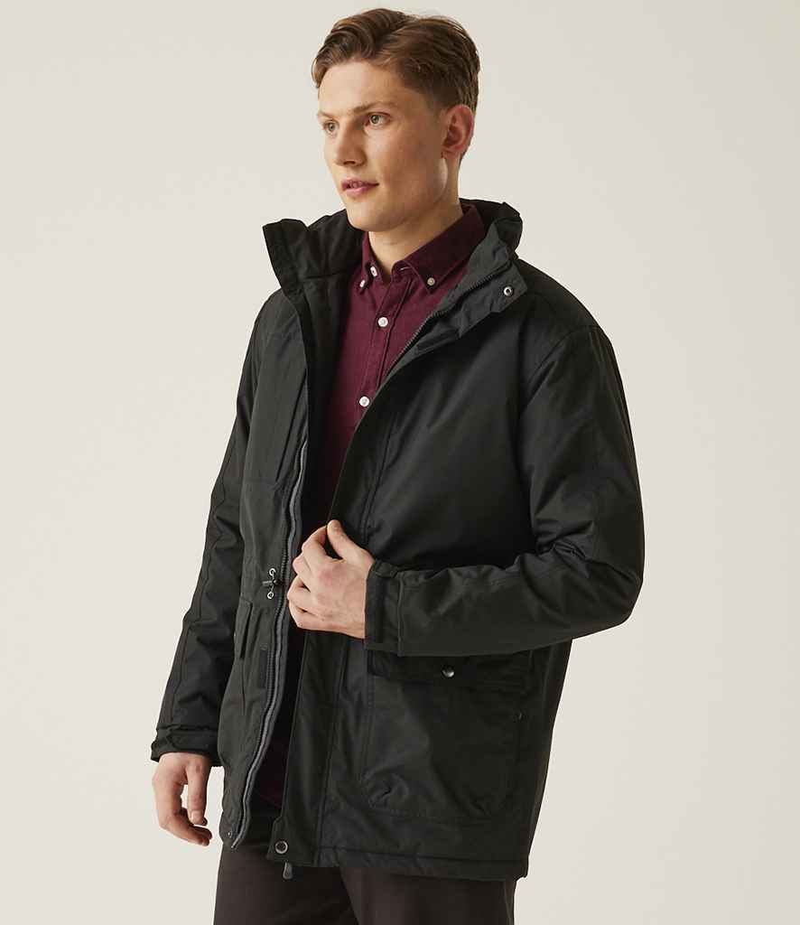 Regatta Professional Regatta Darby III Waterproof Insulated Parka Jacket Black/Black