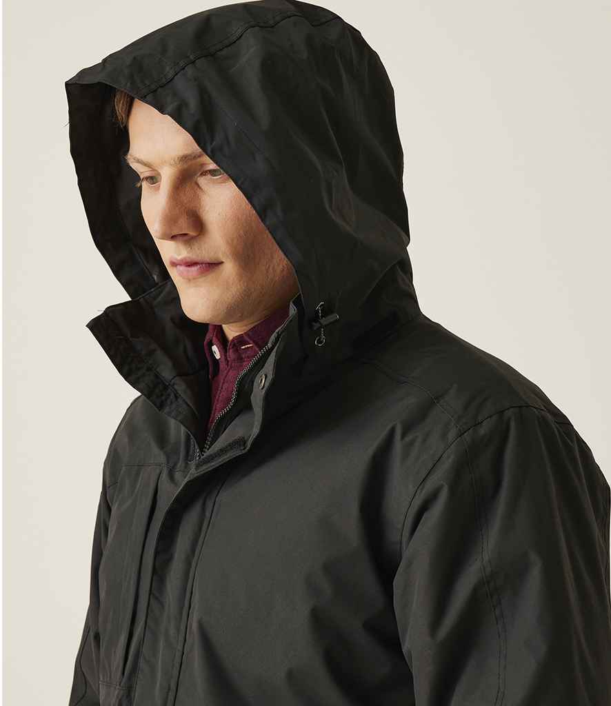 Regatta Professional Regatta Darby III Waterproof Insulated Parka Jacket Black/Black
