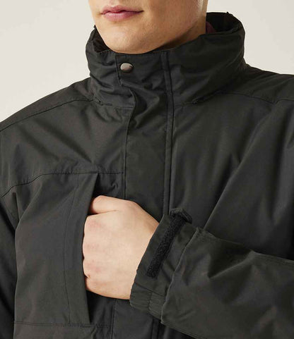 Regatta Professional Regatta Darby III Waterproof Insulated Parka Jacket Black/Black