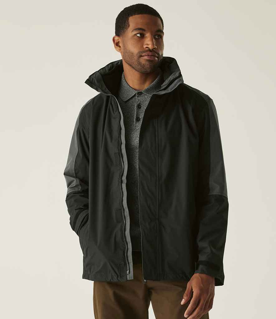Regatta Professional Regatta Defender III 3-in-1 Jacket Black/Seal Grey