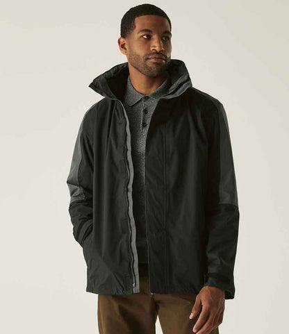 Regatta Professional Regatta Defender III 3-in-1 Jacket Black/Seal Grey