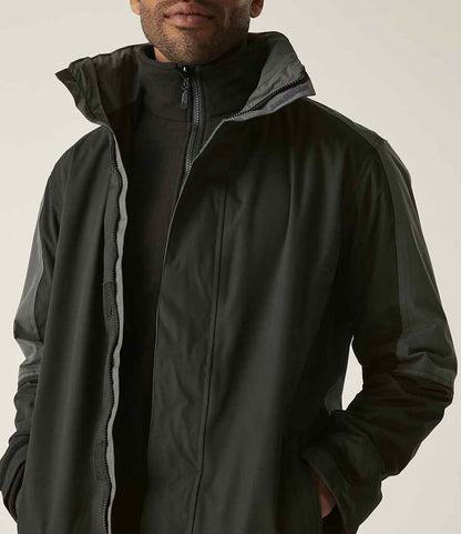 Regatta Professional Regatta Defender III 3-in-1 Jacket Black/Seal Grey