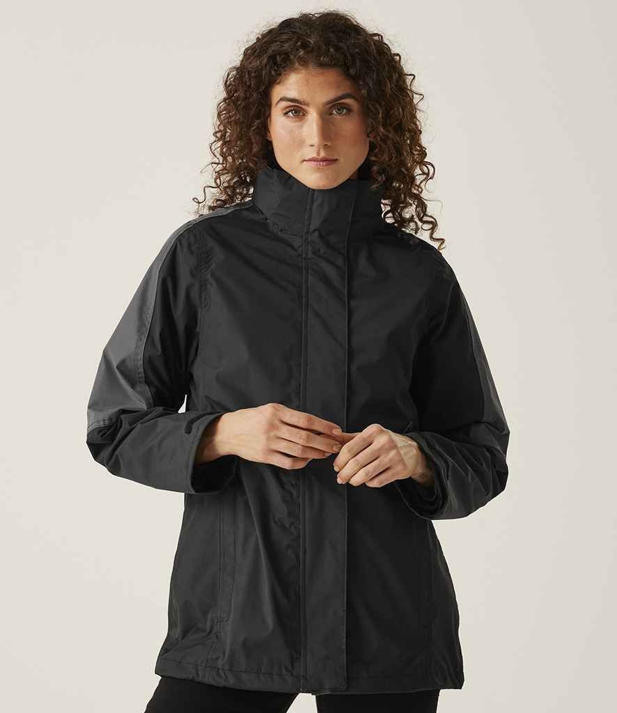 Regatta Professional Regatta Ladies Defender III 3-in-1 Jacket Black/Seal Grey