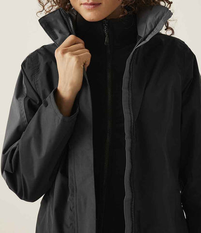 Regatta Professional Regatta Ladies Defender III 3-in-1 Jacket Black/Seal Grey