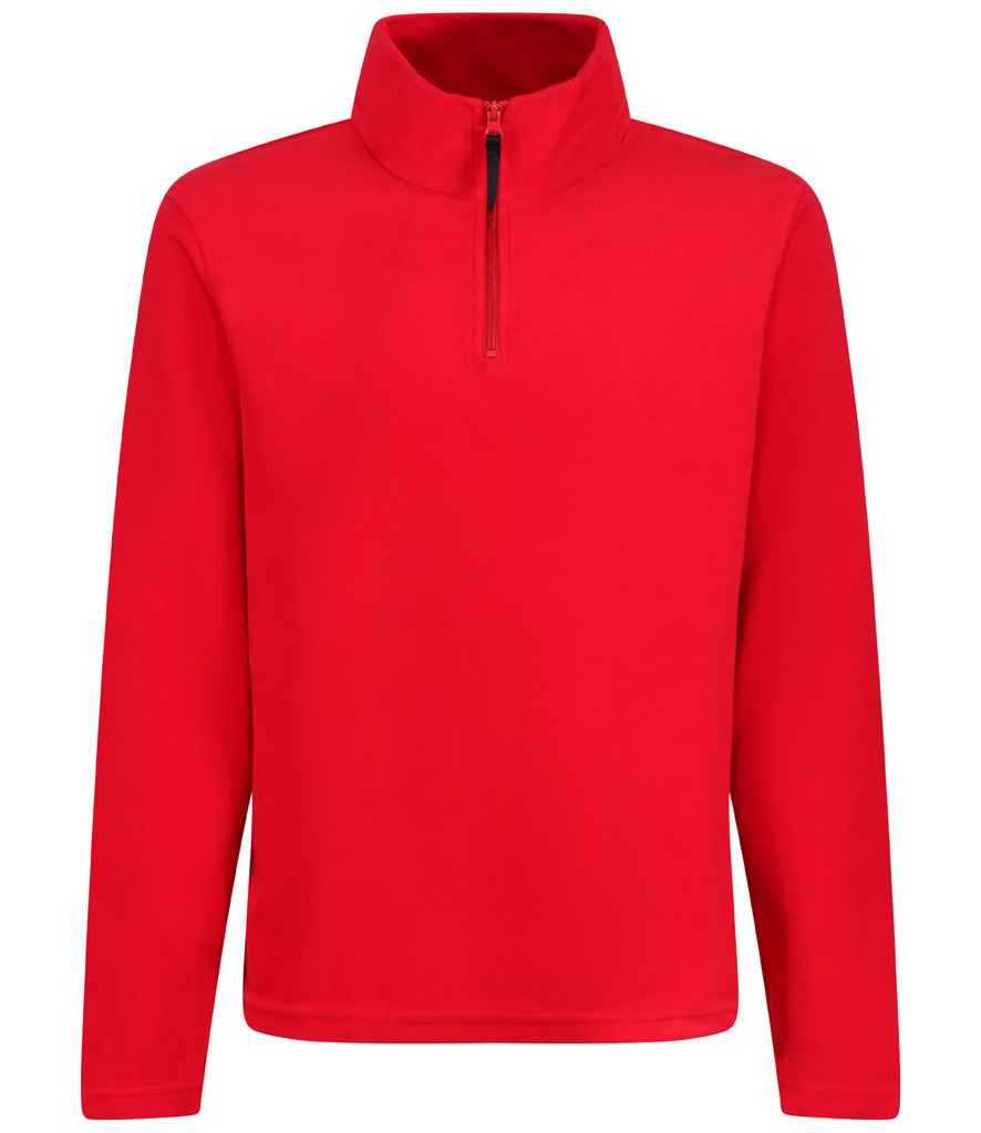 Regatta Zip Neck Micro Fleece in Classic Red