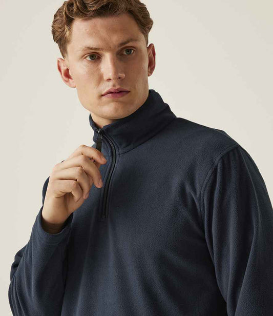 Regatta Zip Neck Micro Fleece - model image