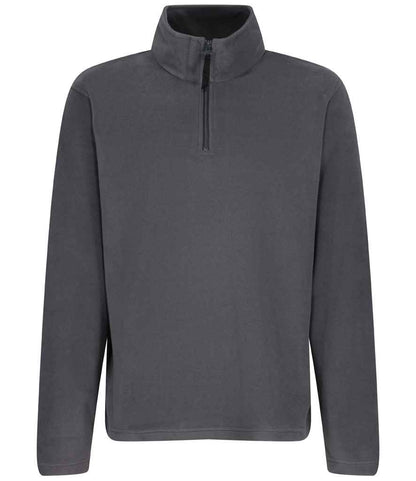 Regatta Zip Neck Micro Fleece in Seal Grey