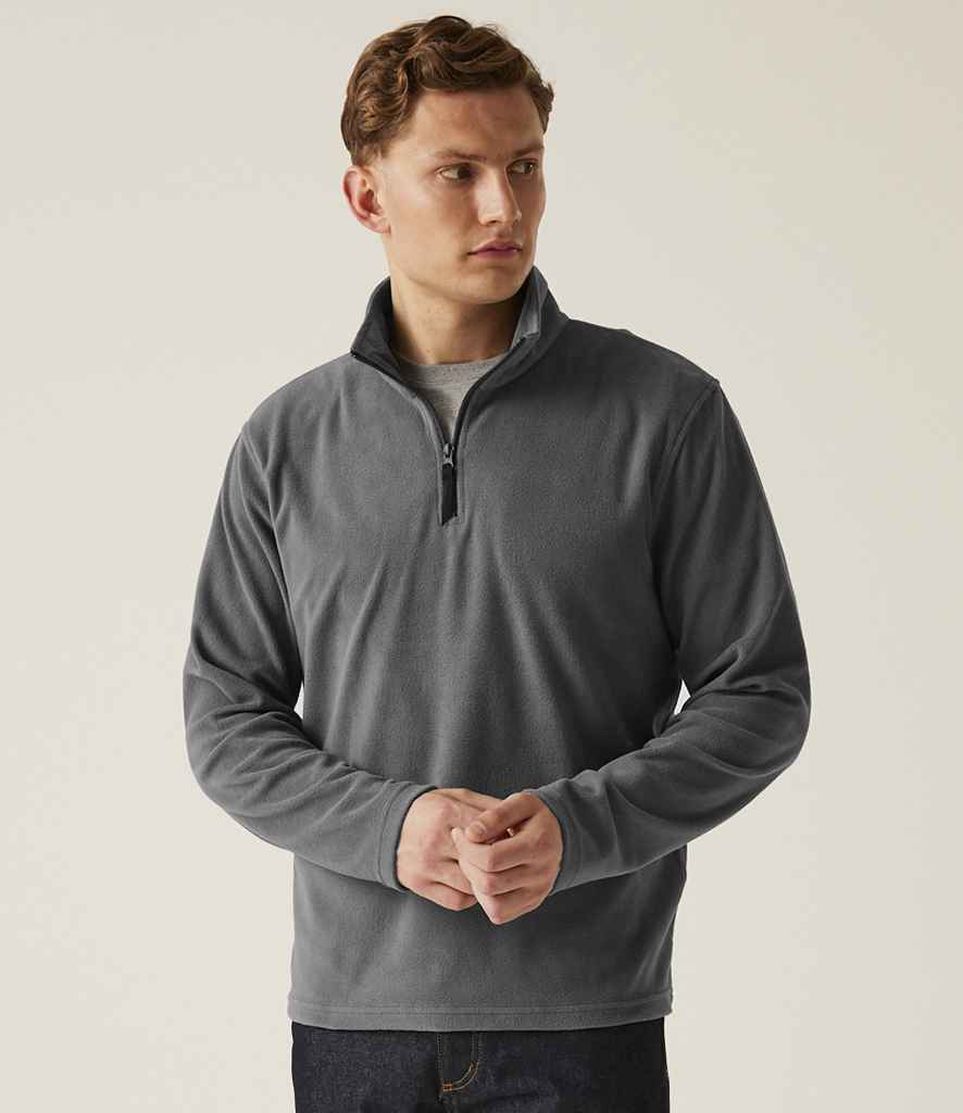 Regatta Professional Regatta Zip Neck Micro Fleece Seal Grey