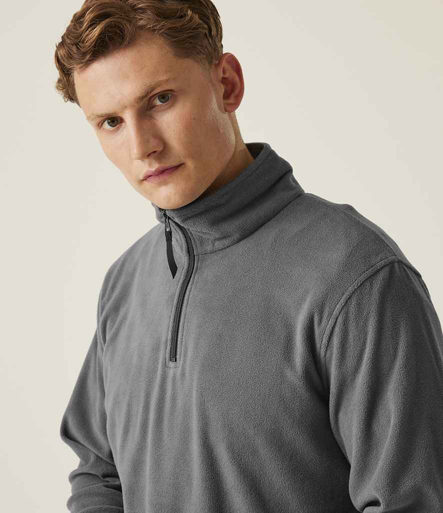 Regatta Professional Regatta Zip Neck Micro Fleece Seal Grey