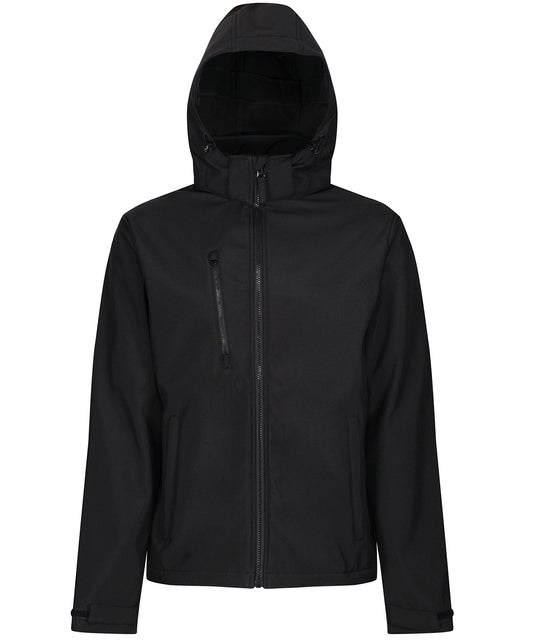 Regatta Professional Venturer 3-layer hooded softshell jacket Black*