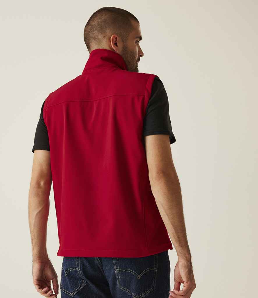 Regatta Professional Regatta Flux Soft Shell Bodywarmer Classic Red/Seal Grey