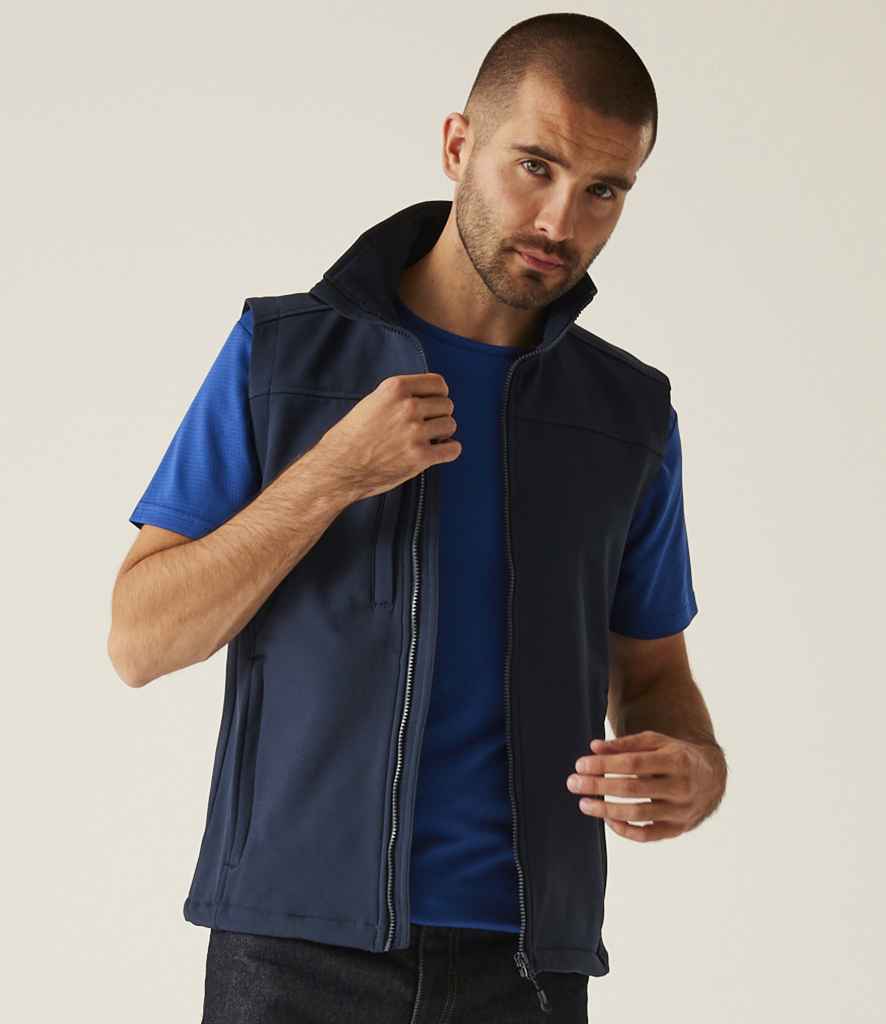 Regatta Professional Regatta Flux Soft Shell Bodywarmer Navy/Navy