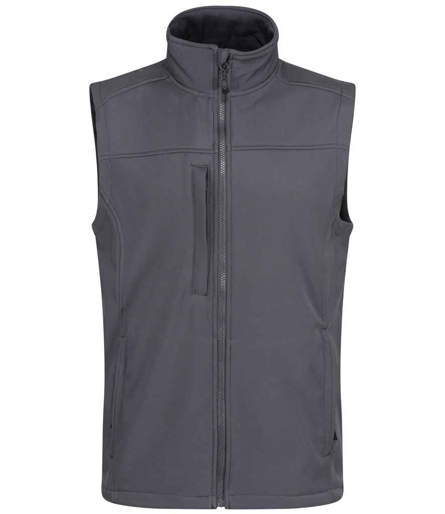 Regatta Flux Soft Shell Bodywarmer in Seal Grey/Seal Grey