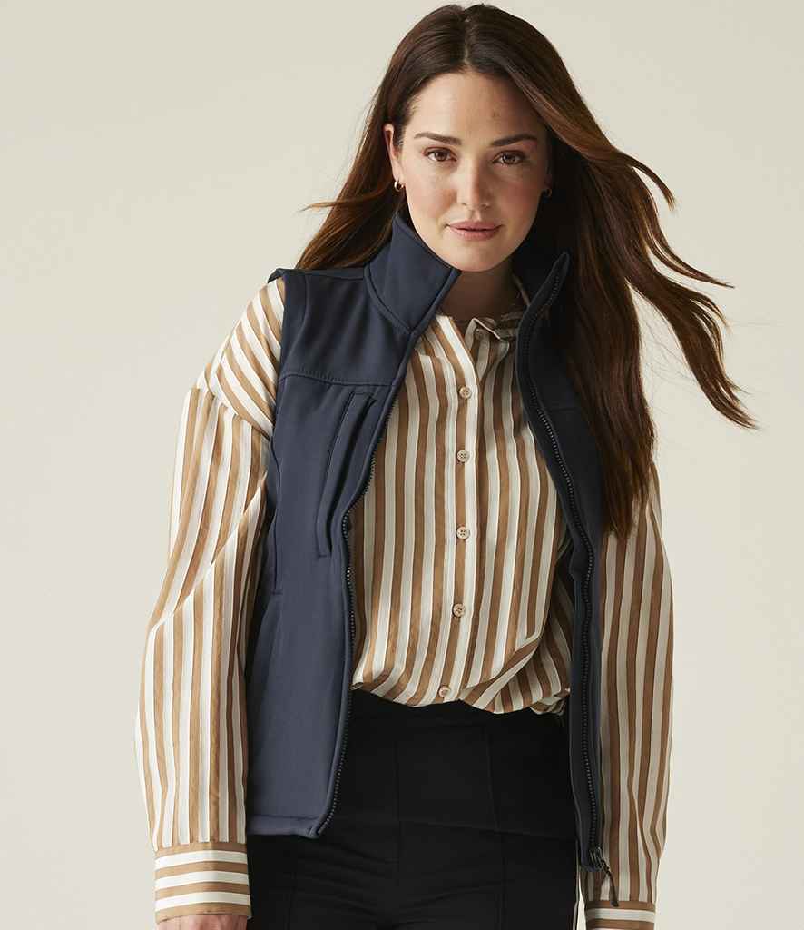 Regatta Professional Regatta Ladies Flux Soft Shell Bodywarmer Navy/Navy